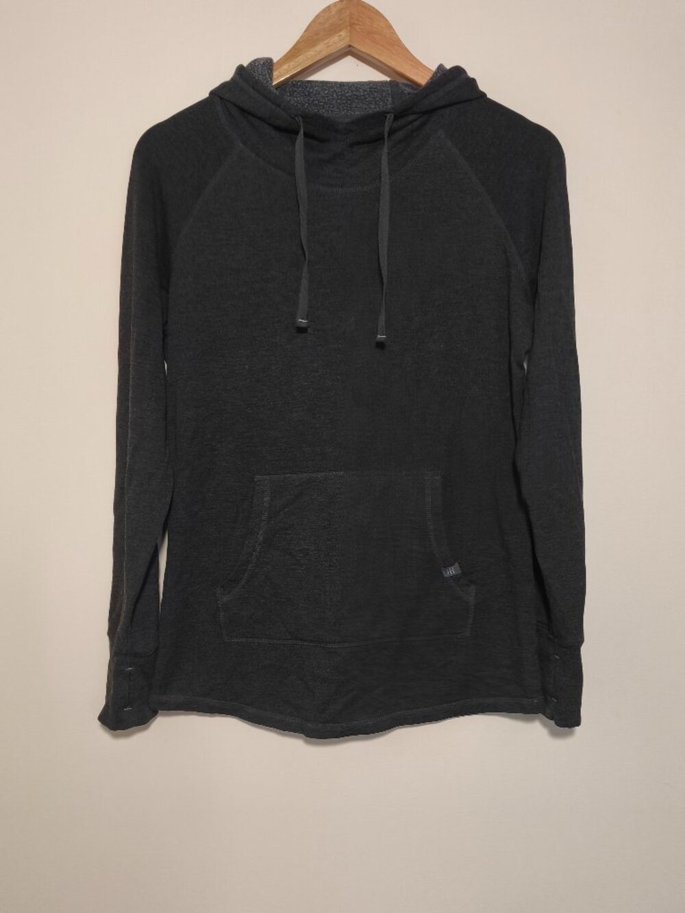 Free Fly Fishing Bamboo Viscose Hoodie Sweatshirt sz M Black/Gray Active Outdoor